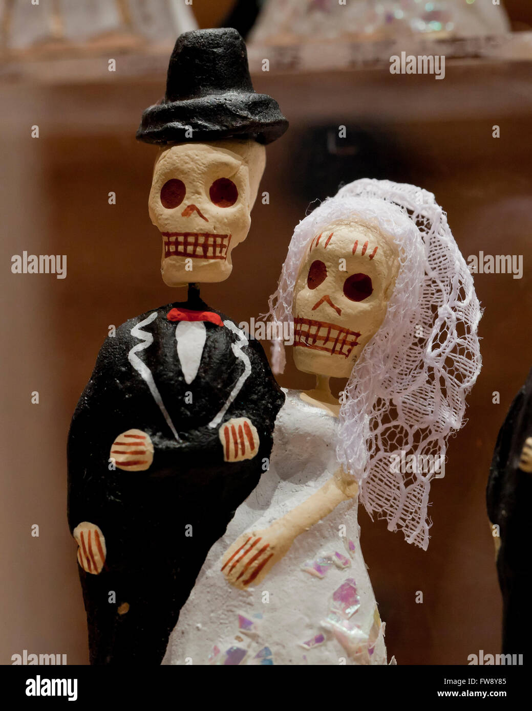Dia de los Muertos (Day of the Dead) figures Stock Photo