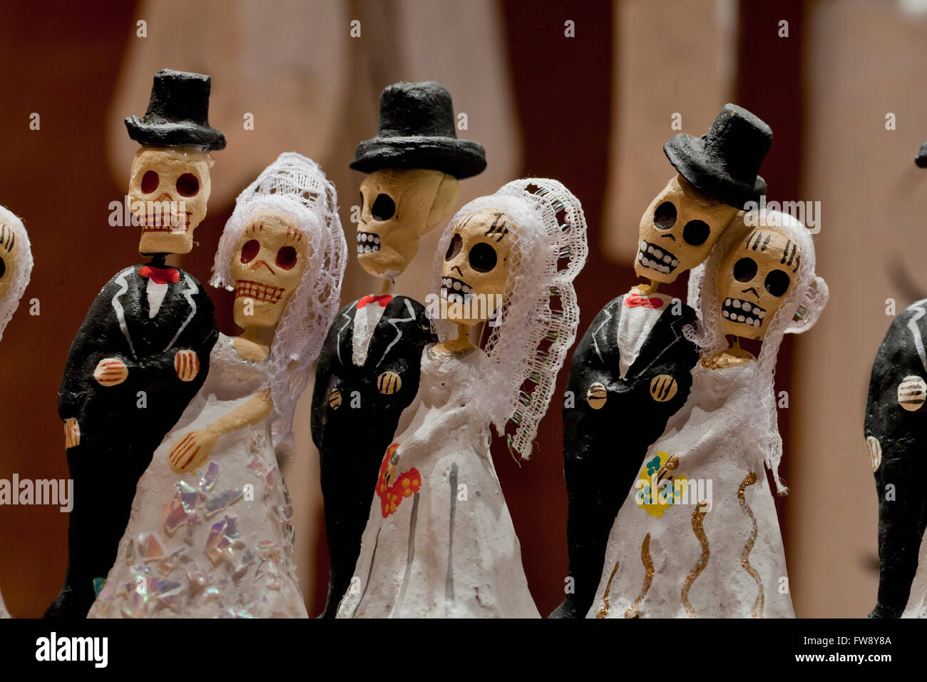 Dia de los Muertos (Day of the Dead) figures Stock Photo