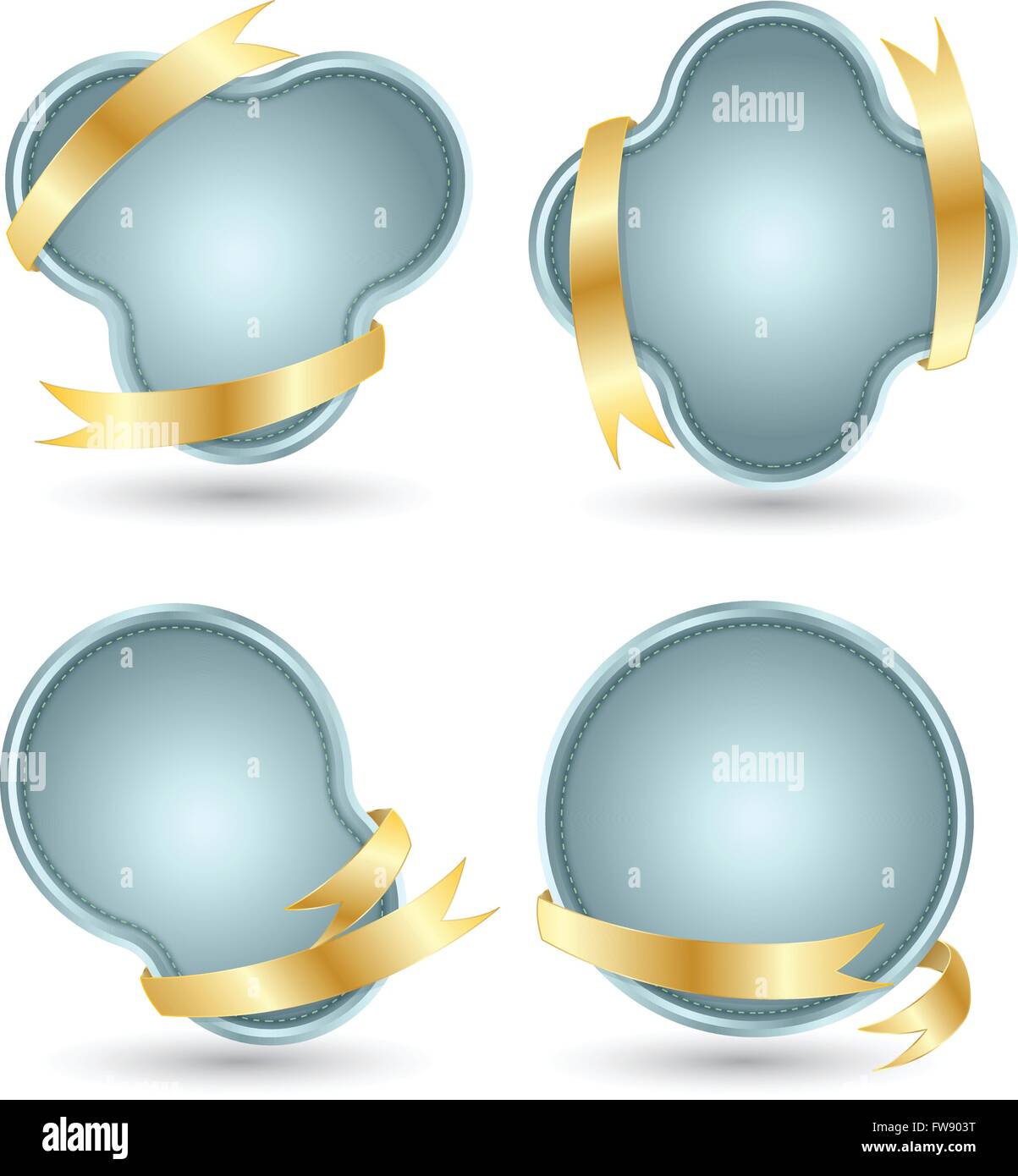 Vector banner ribbon for business concepts with icons. can use for ...