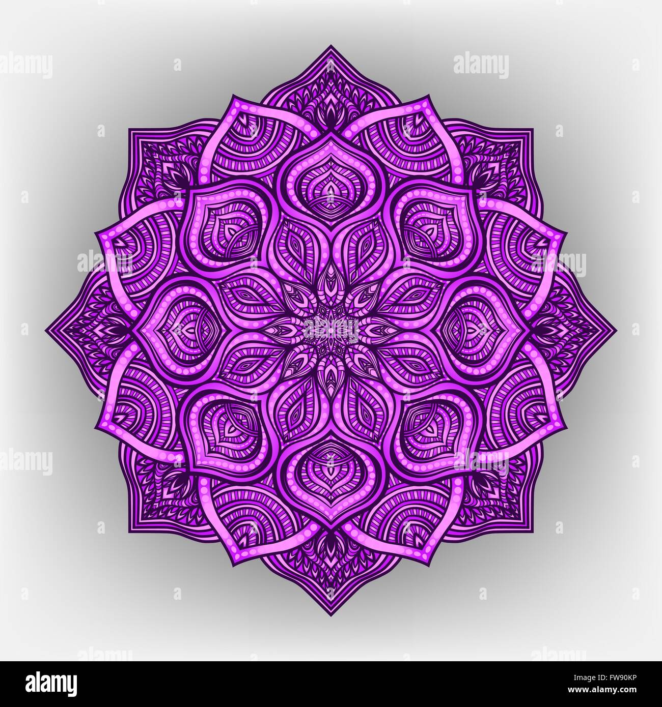 Stylized floral ornament hi-res stock photography and images - Alamy
