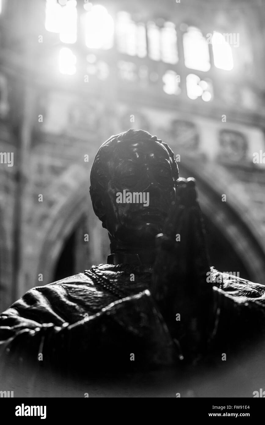 inside View of the St.Vitus Cathedral in Prague, Czech Republic. Stock Photo