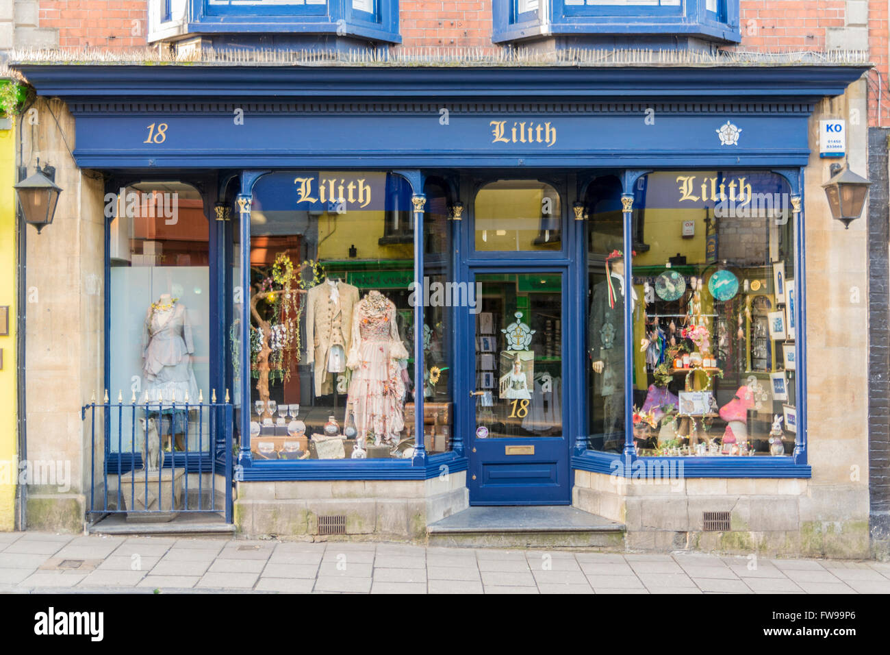 Shop Lilith Gift Shop, Glastonbury, Somerset, England Stock Photo Alamy