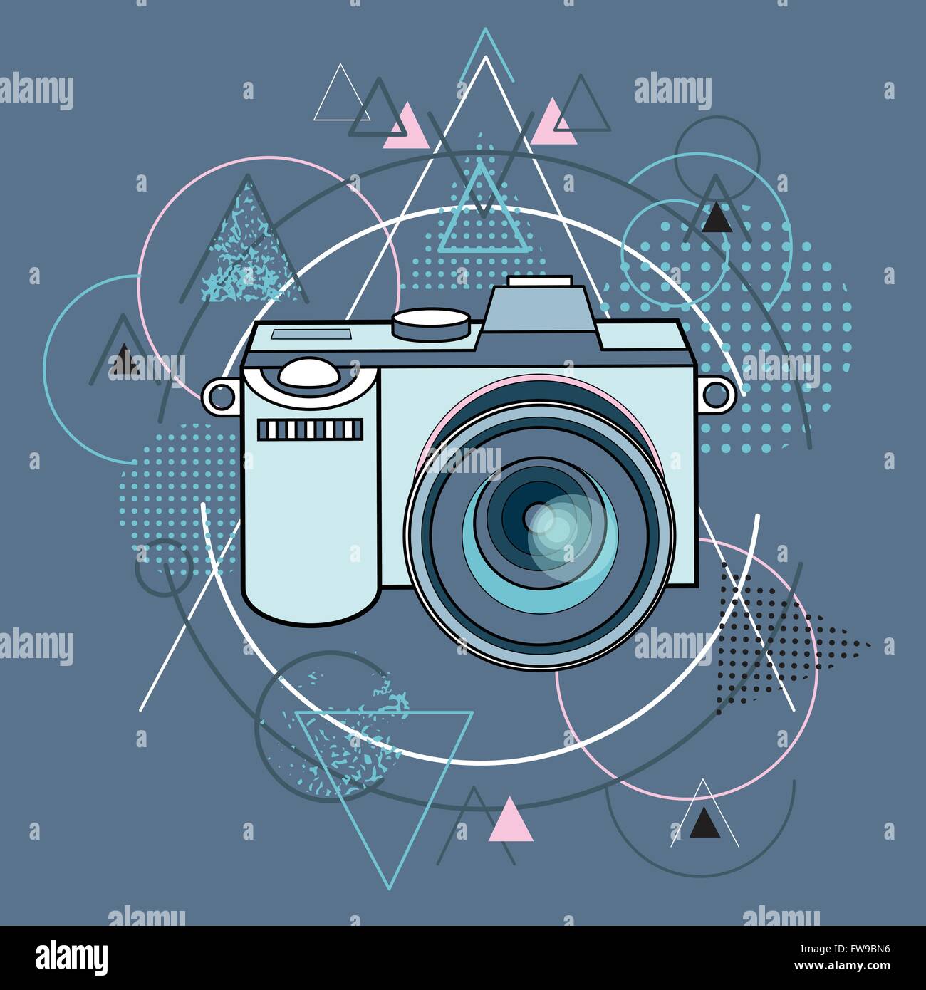 Triangular detail Stock Vector Images - Alamy