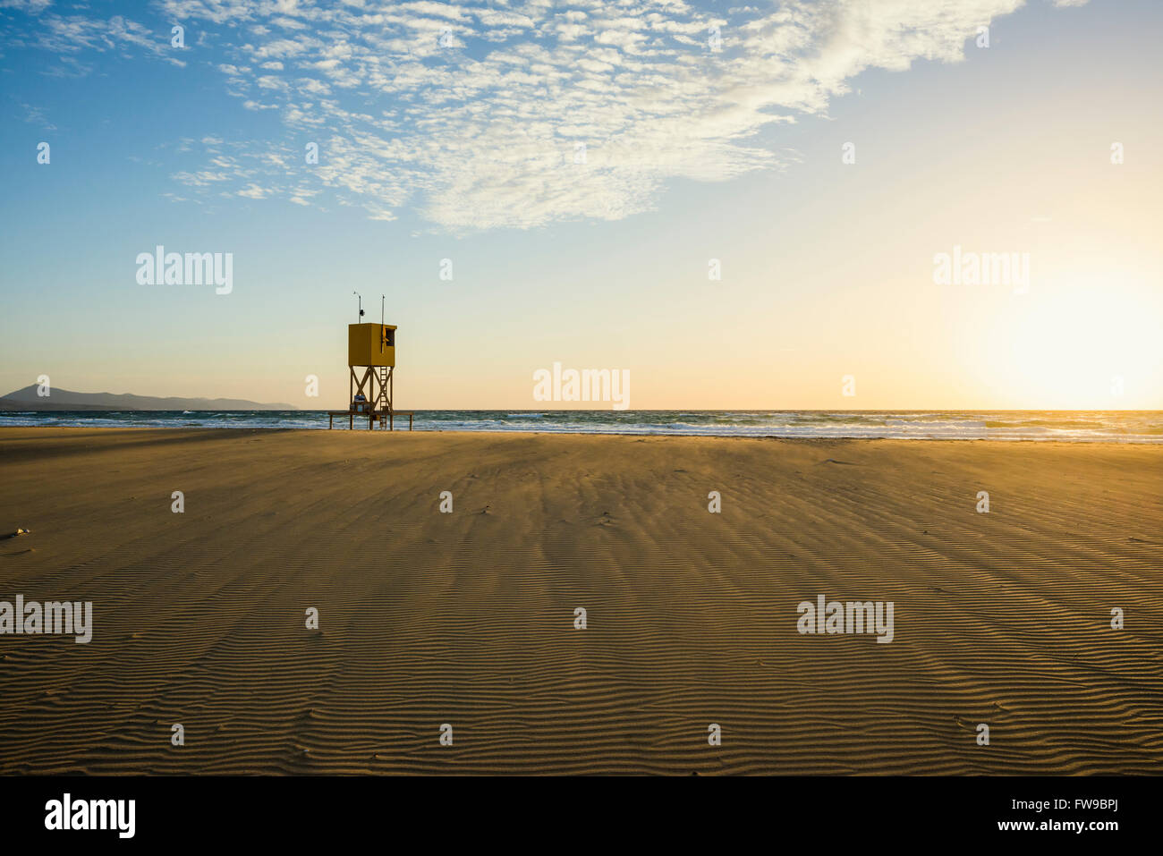 Beach Playa de Sotavento in Costa Calma, Jandia, Fuerteventura, Canary Islands, Spain Stock Photo