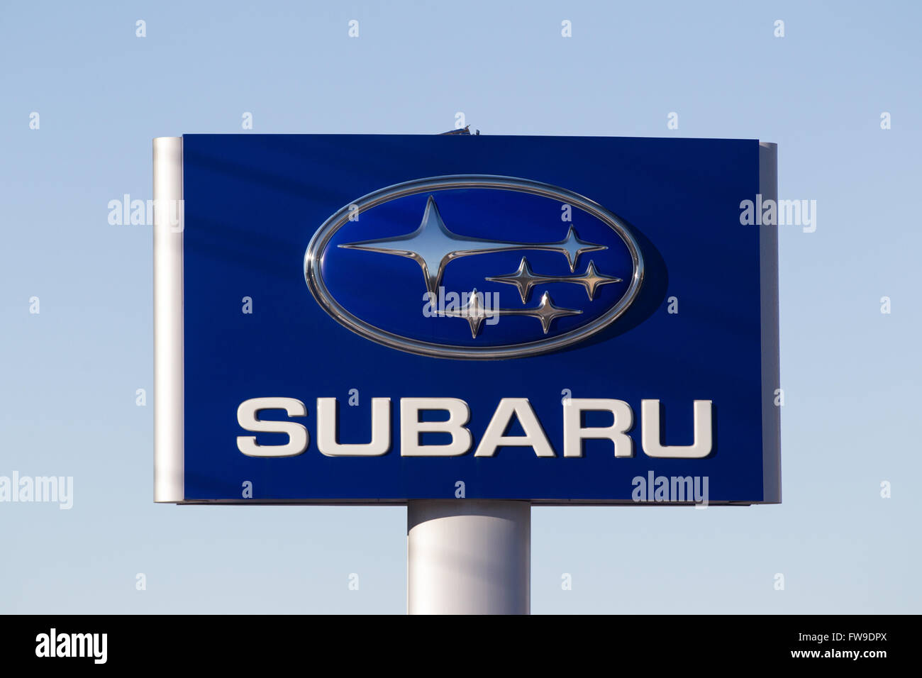 The Subaru car dealer in Kingston, Ont., on Tuesday Jan. 5, 2016 Stock