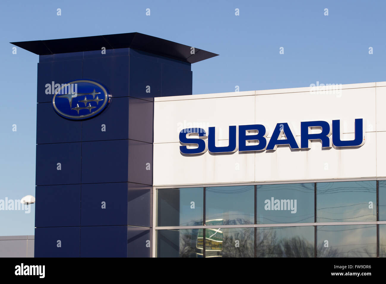 The Subaru car dealer in Kingston, Ont., on Tuesday Jan. 5, 2016 Stock