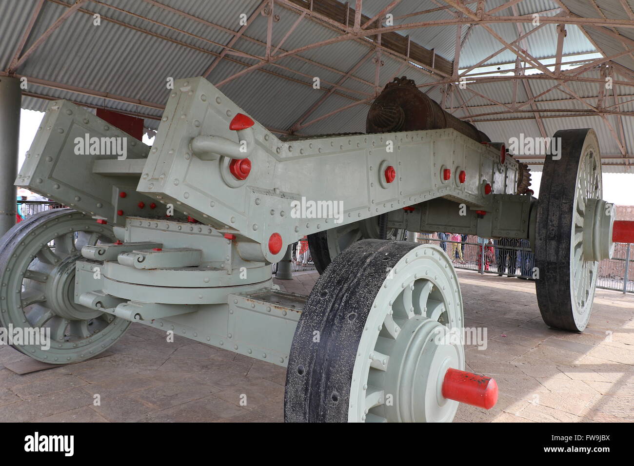 The Jaivana cannon, Jaigarh Fort, Jaipur Stock Photo