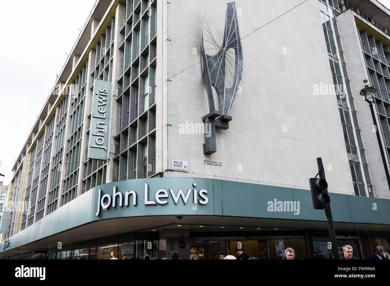 The exterior of John Lewis department store on London's Oxford Street