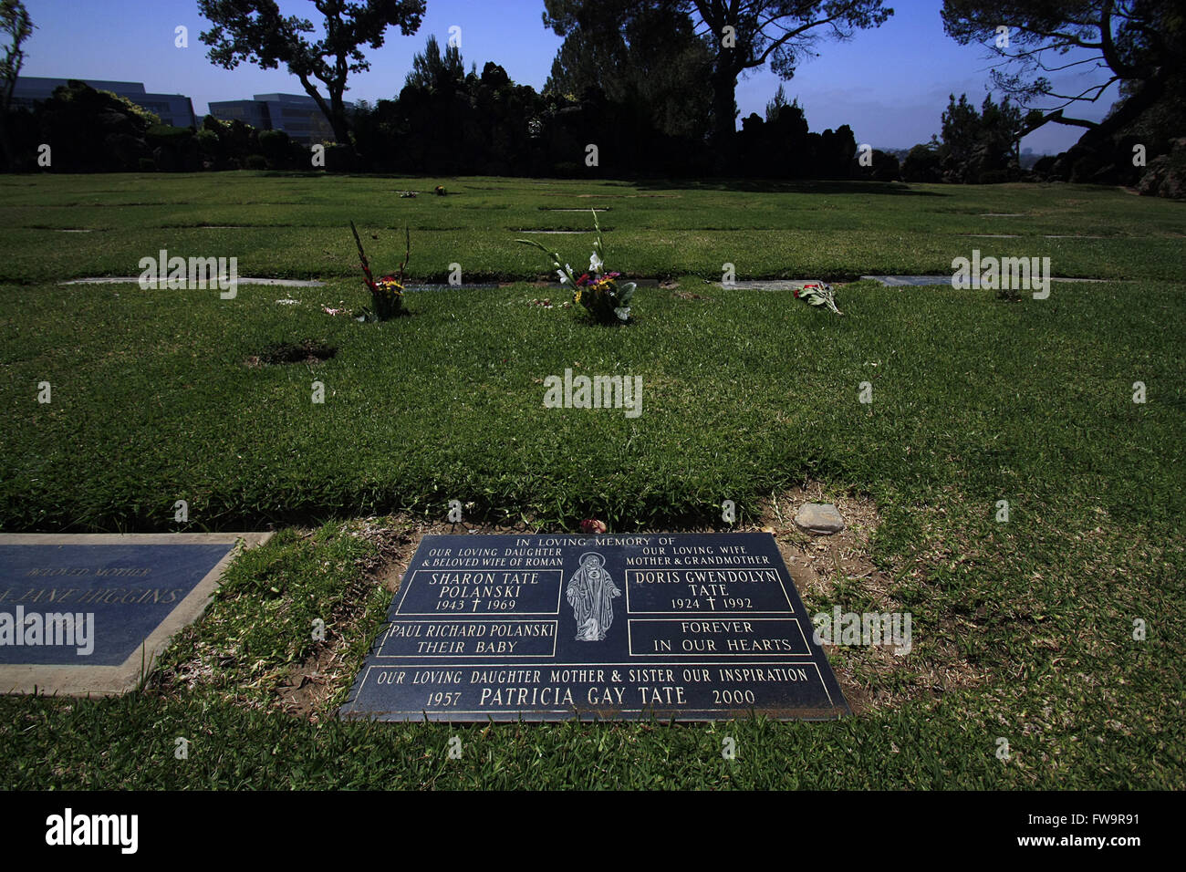 Celebrity final resting places Holy Cross Cemetery. The grave of