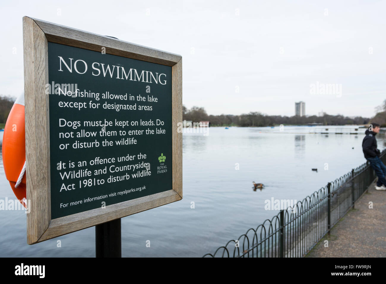 Serpentine lido, hyde park swim hi-res stock photography and images - Alamy