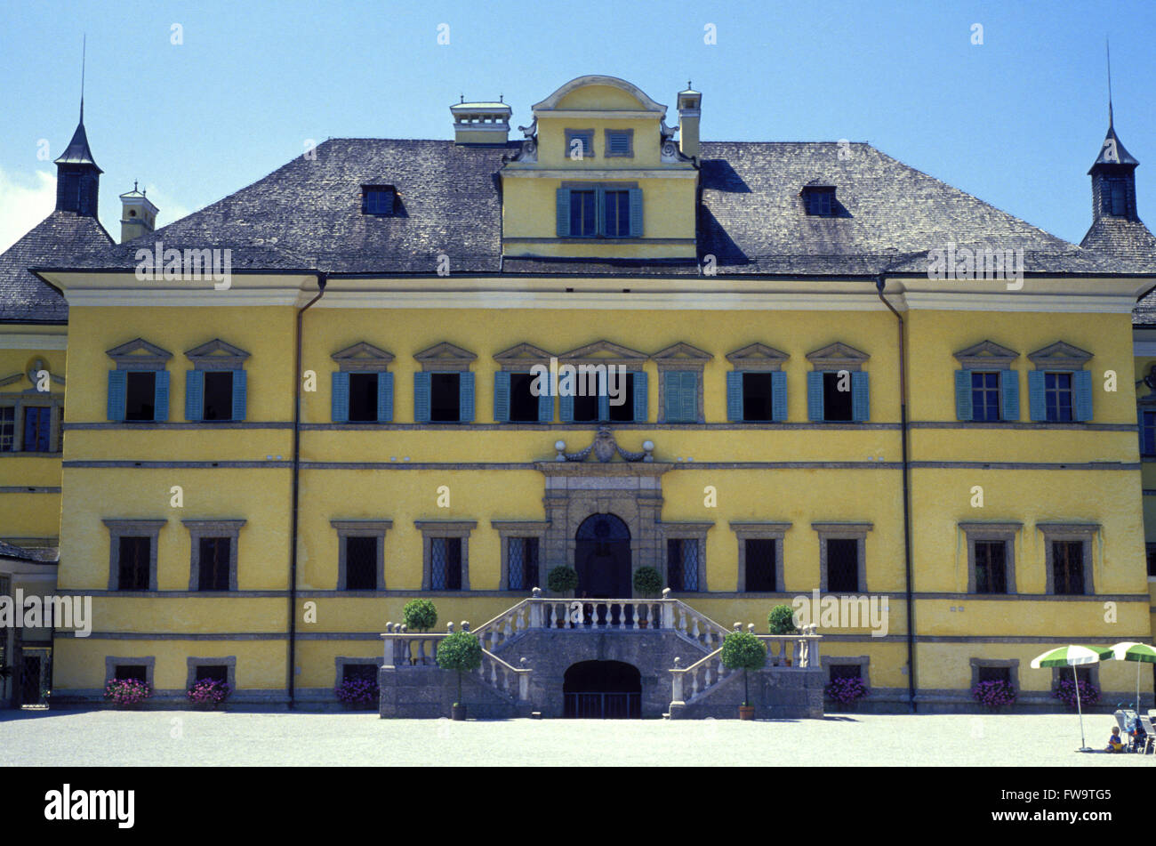 AUT, Austria, Salzburg, castle Hellbrunn.  AUT, Oesterreich, Salzburg, Schloss Hellbrunn. Stock Photo