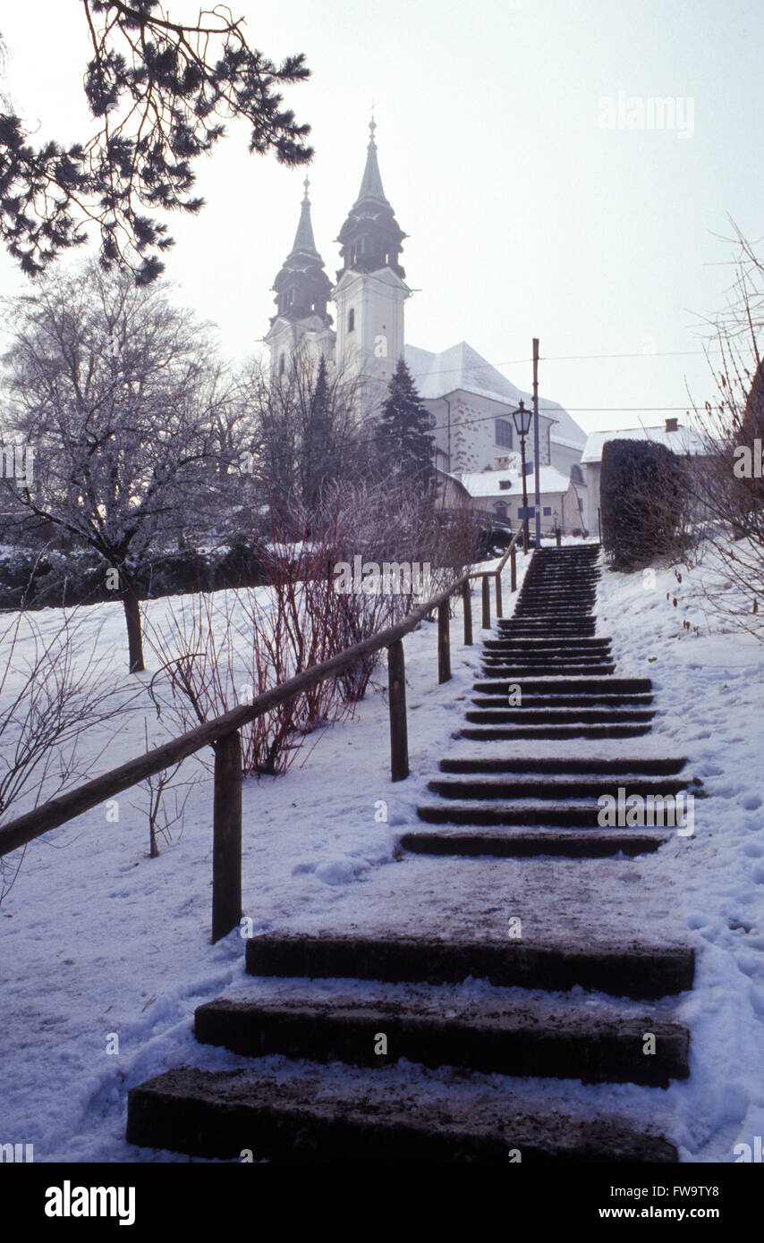AUT, Austria, Linz, the pilgrimage church at the Poestlingberg, the ...