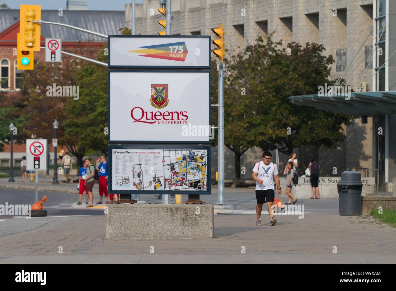 Queen's University in Kingston, Ont., on Sept. 3, 2015. Stock Photo