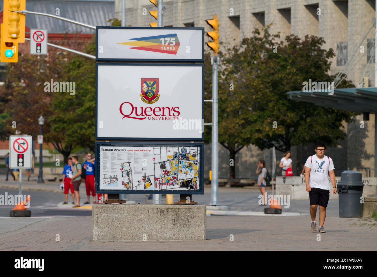 Queen's University in Kingston, Ont., on Sept. 3, 2015. Stock Photo