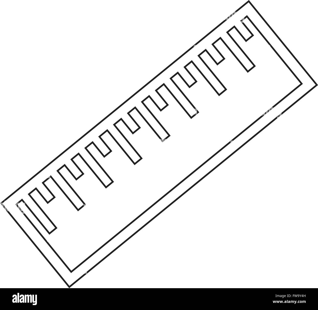 Ruler Icon Illustration sign design Stock Vector Image & Art - Alamy