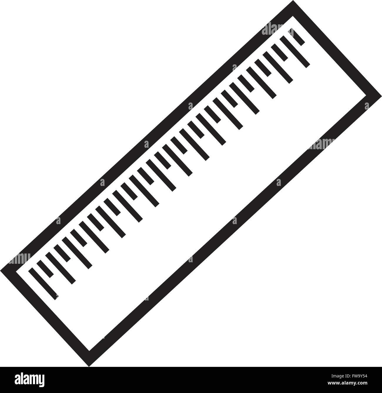 Ruler Icon Illustration sign design Stock Vector Image & Art - Alamy