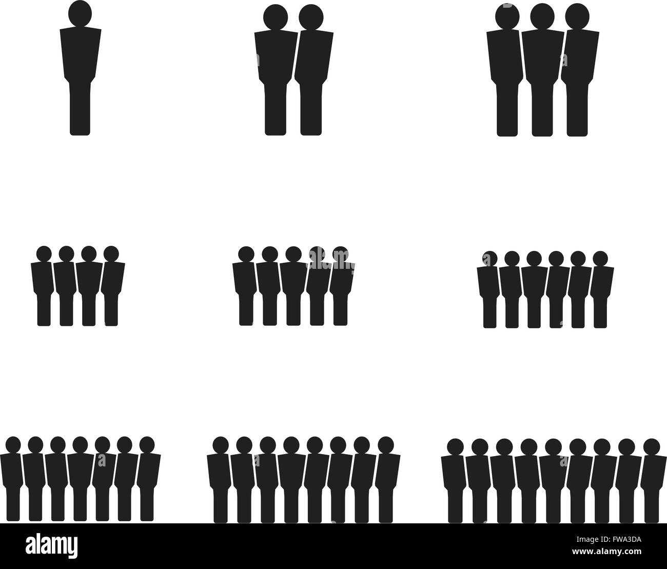 Population People Icon Illustration design Stock Vector Image & Art - Alamy