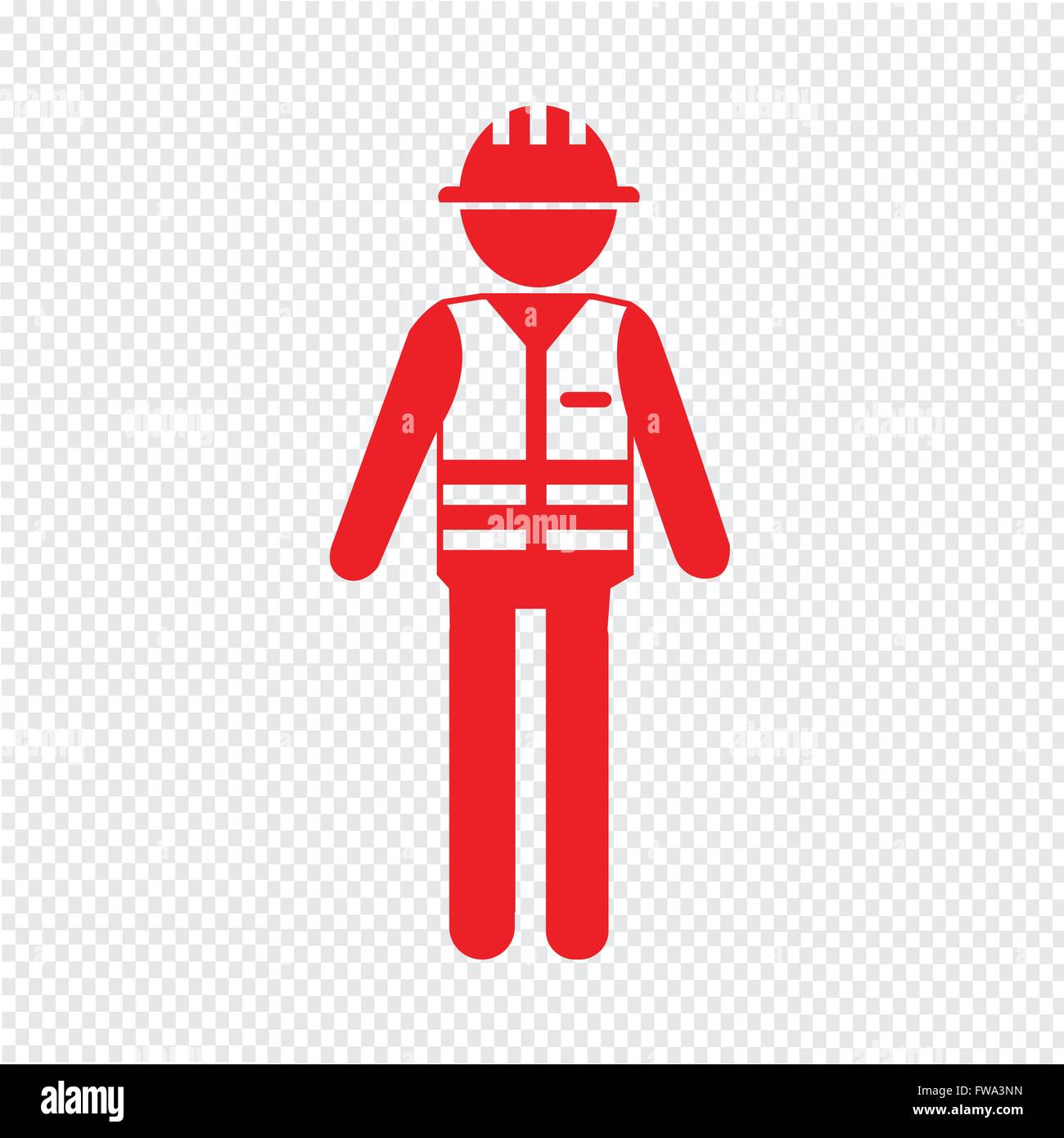 Construction Worker People Icon Illustration design Stock Vector Image ...