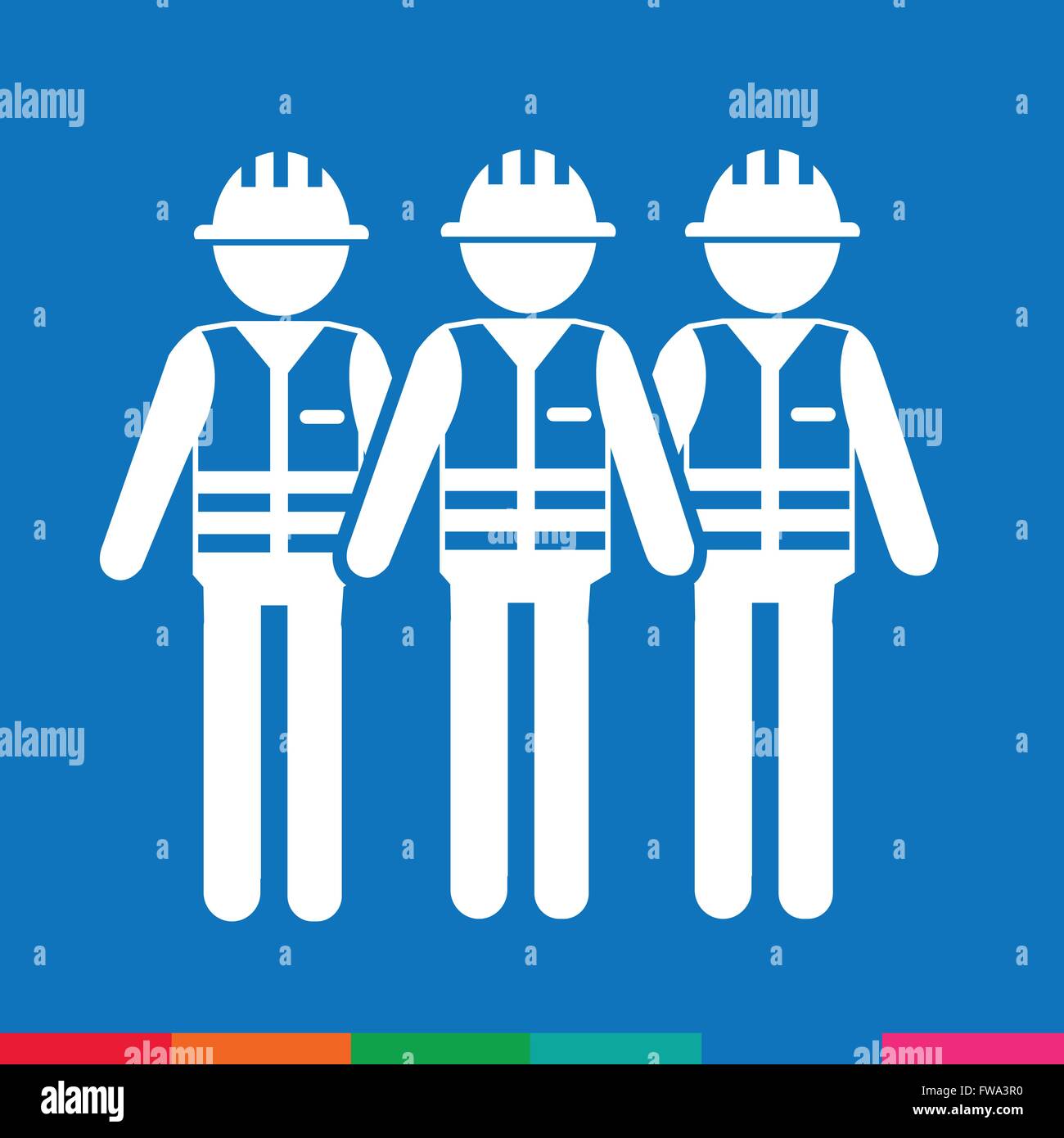 Construction Worker People Icon Illustration design Stock Vector Image ...