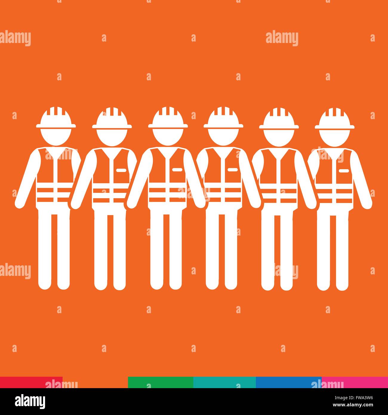 Construction Worker People Icon Illustration design Stock Vector Image ...