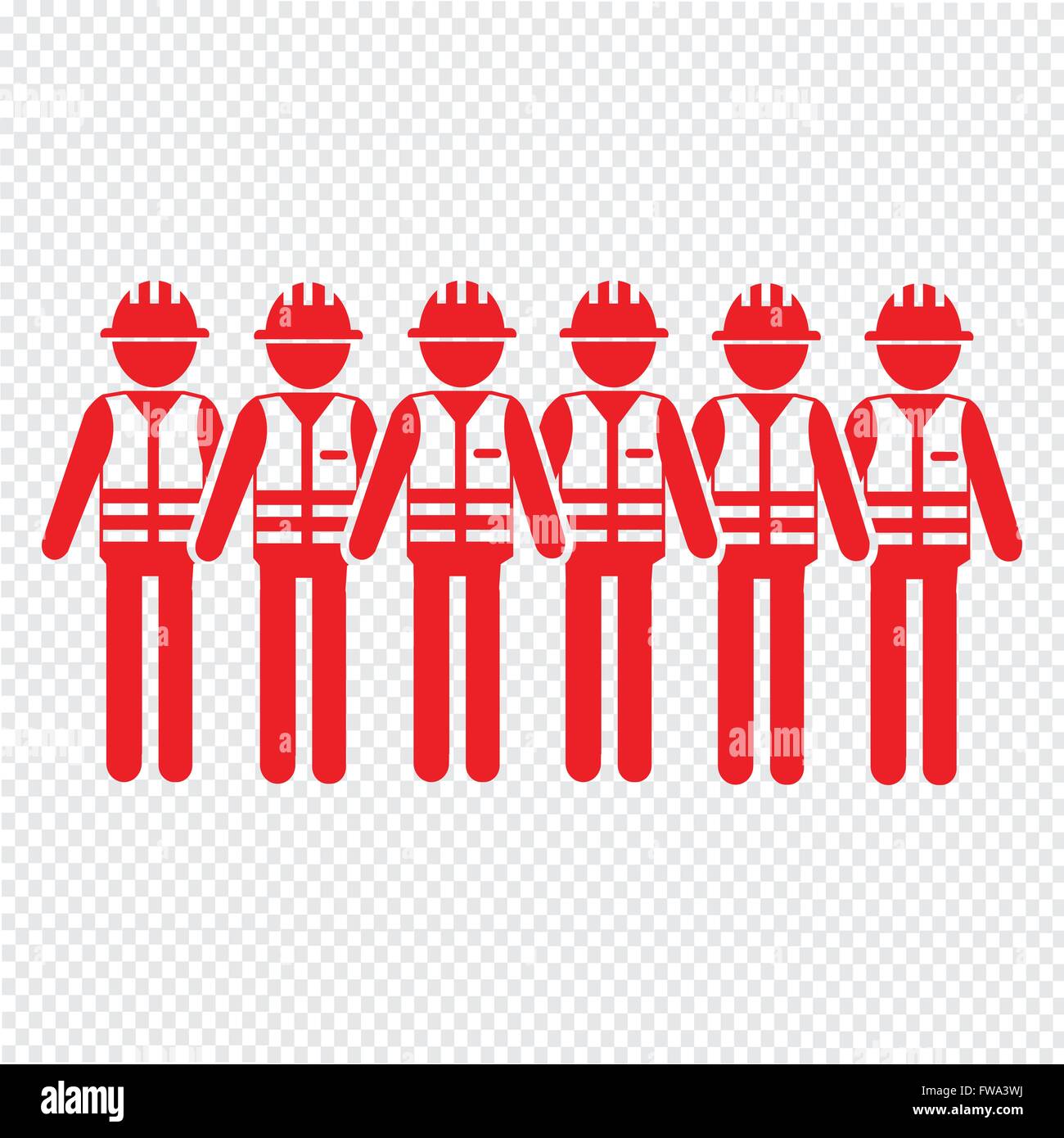 Construction Worker People Icon Illustration design Stock Vector Image ...