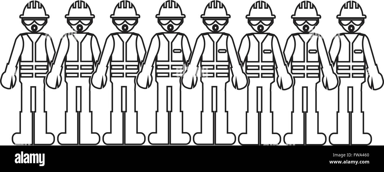 Construction Worker People Icon Illustration design Stock Vector Image ...