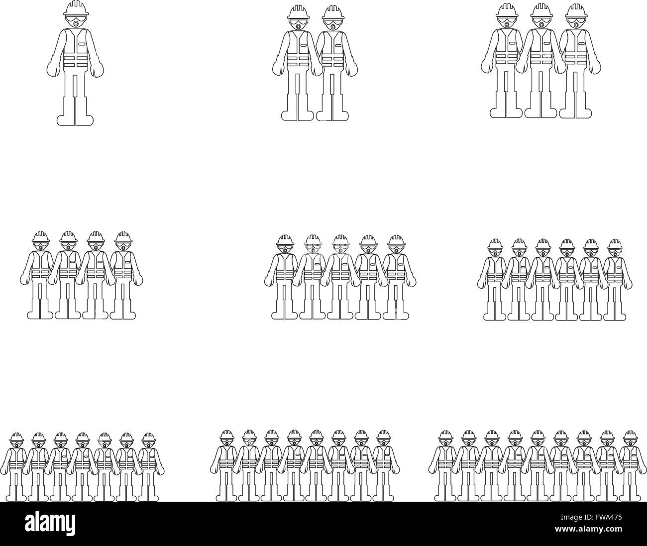 Construction Worker People Icon Illustration design Stock Vector Image ...