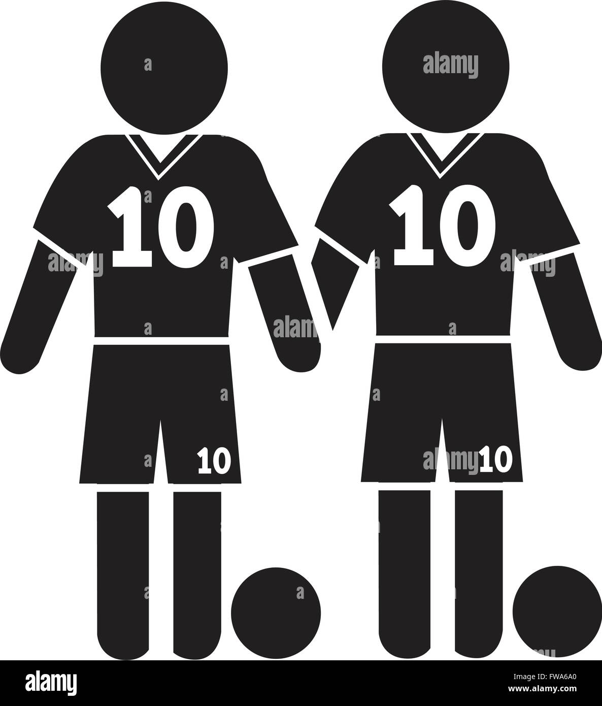 Football Soccer Player Icon Illustration design Stock Vector Image ...
