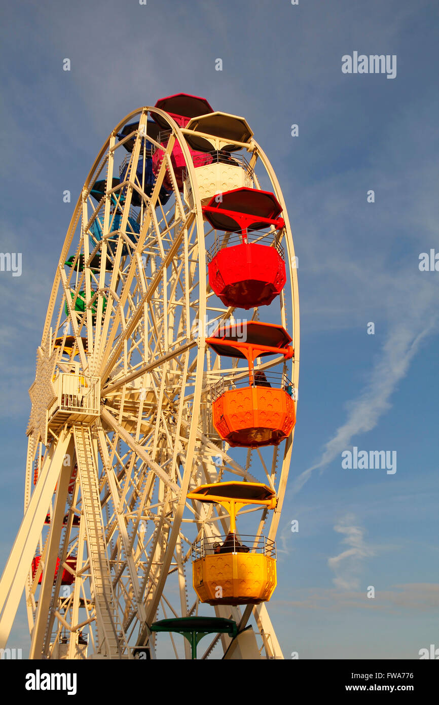 Ferris wheel in an amusement park Stock Photo