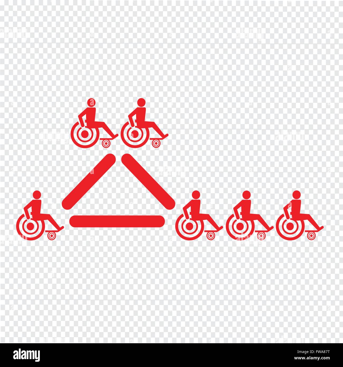 Disabled Handicap Icon Illustration design Stock Vector Image & Art - Alamy