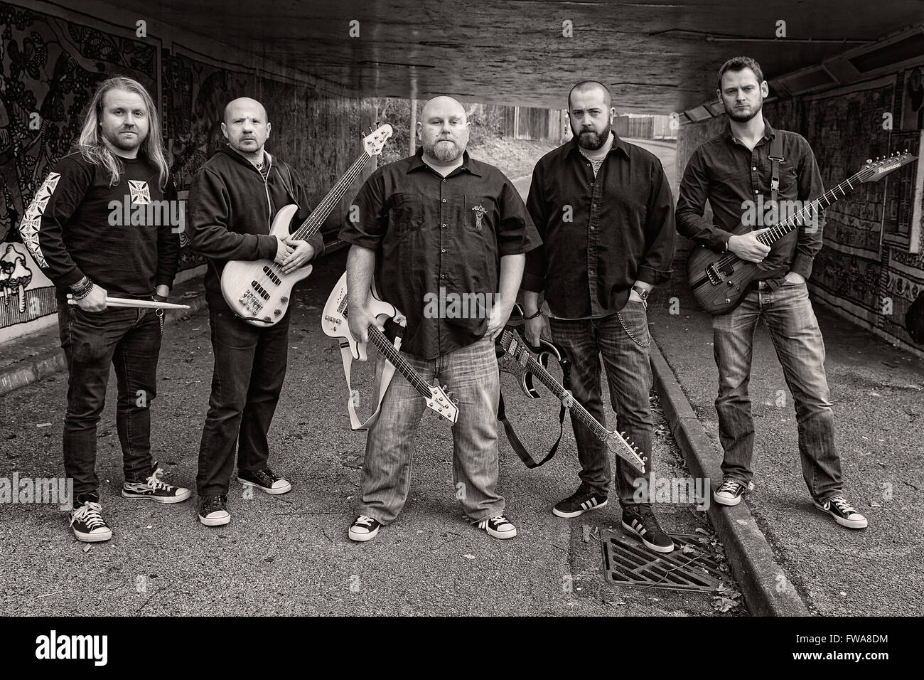 'The Darker My Horizon' UK Rock Band Stock Photo Alamy