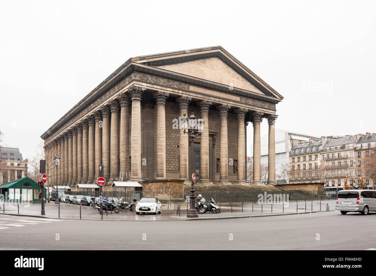La Madeleine (L'église de la Madeleine), famous NeoClassical Roman