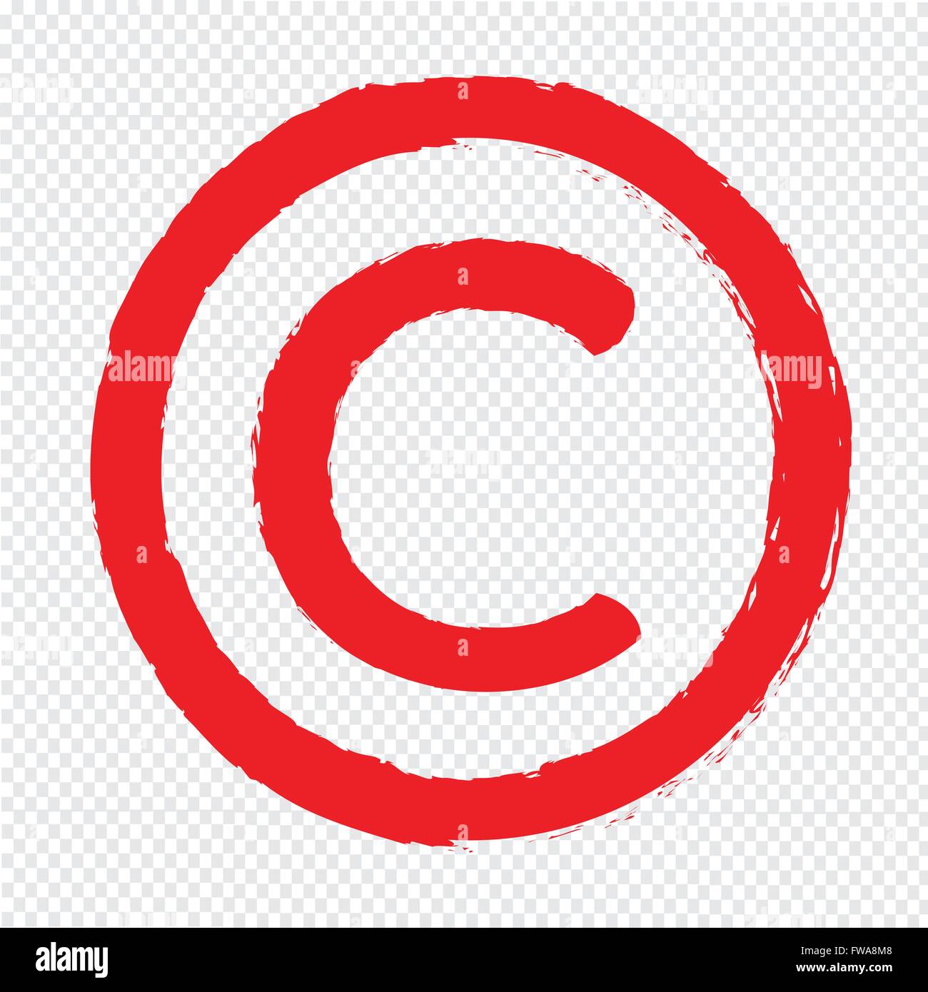 copyright symbol icon Illustration design Stock Vector Image & Art - Alamy