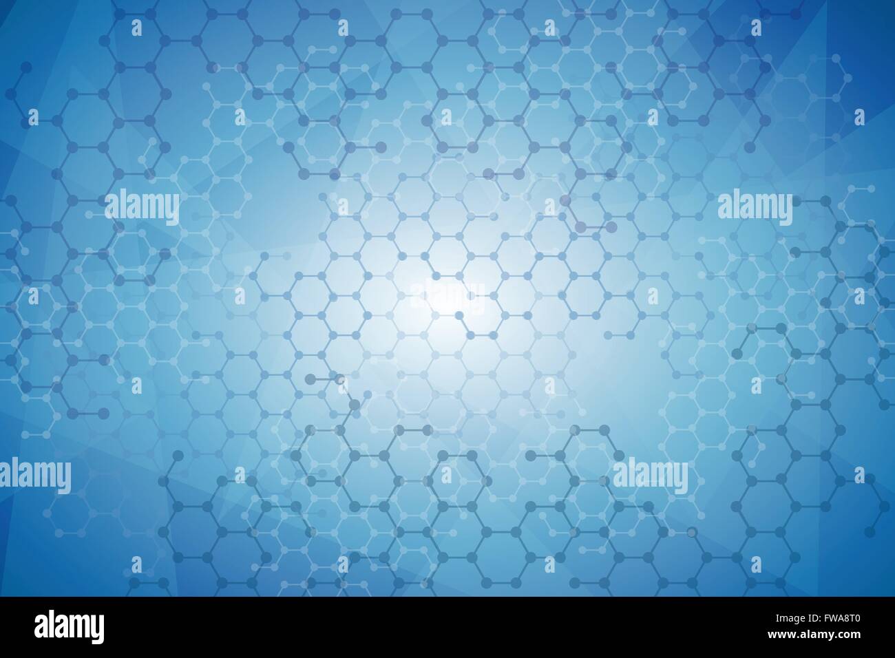 Abstract molecules medical background Stock Vector Image & Art - Alamy