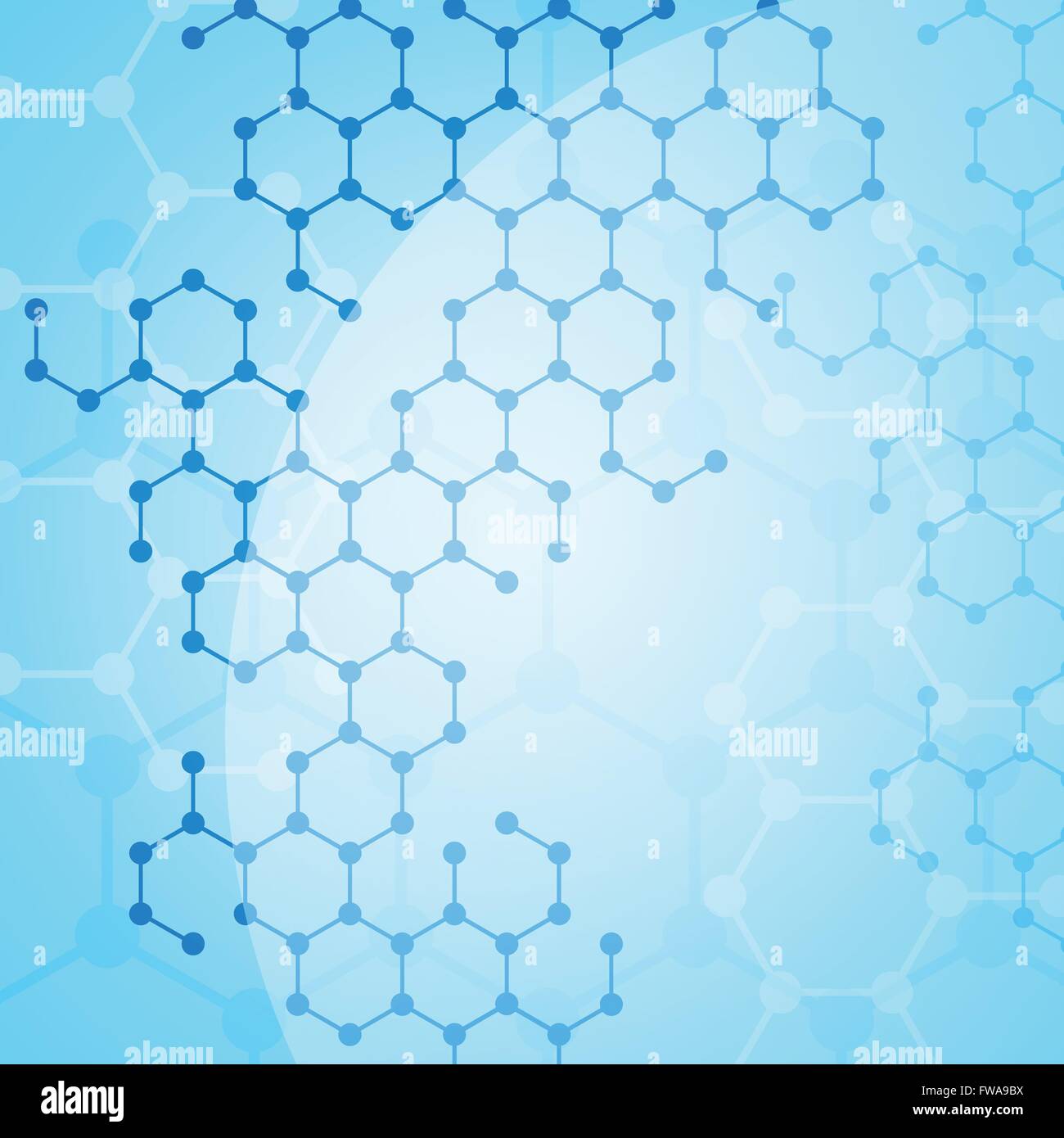 Abstract molecules medical background Stock Vector Image & Art - Alamy