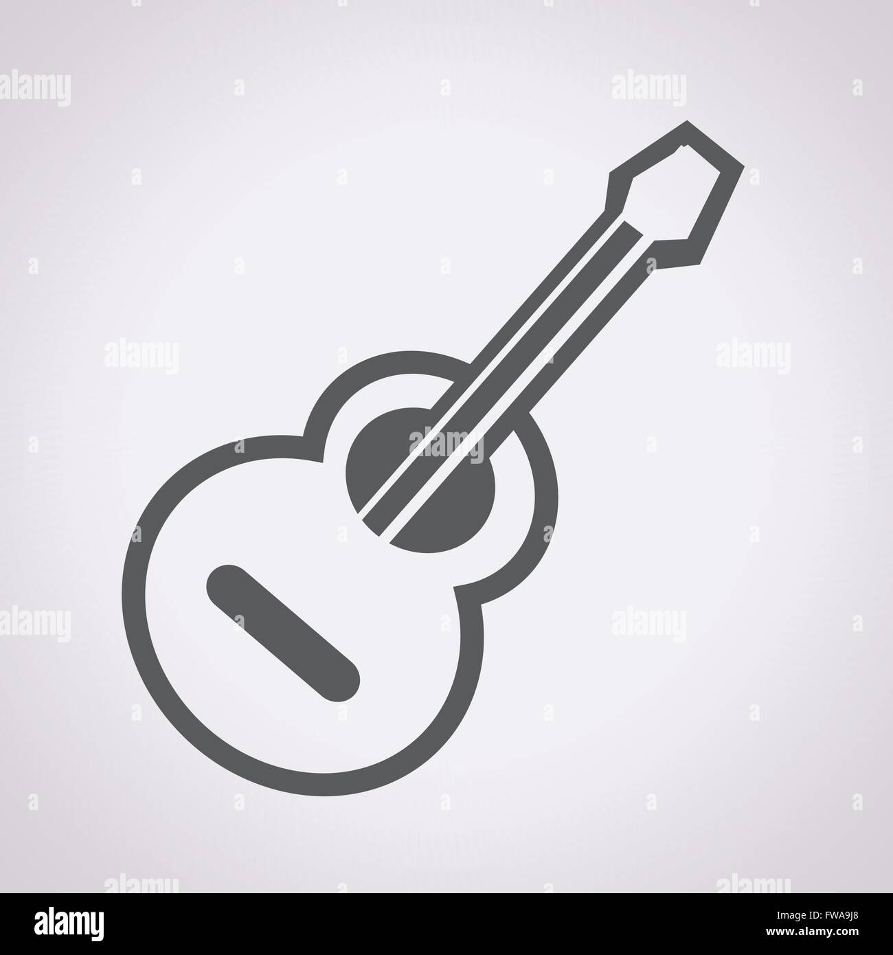 acoustic guitar icon Stock Vector Image & Art - Alamy