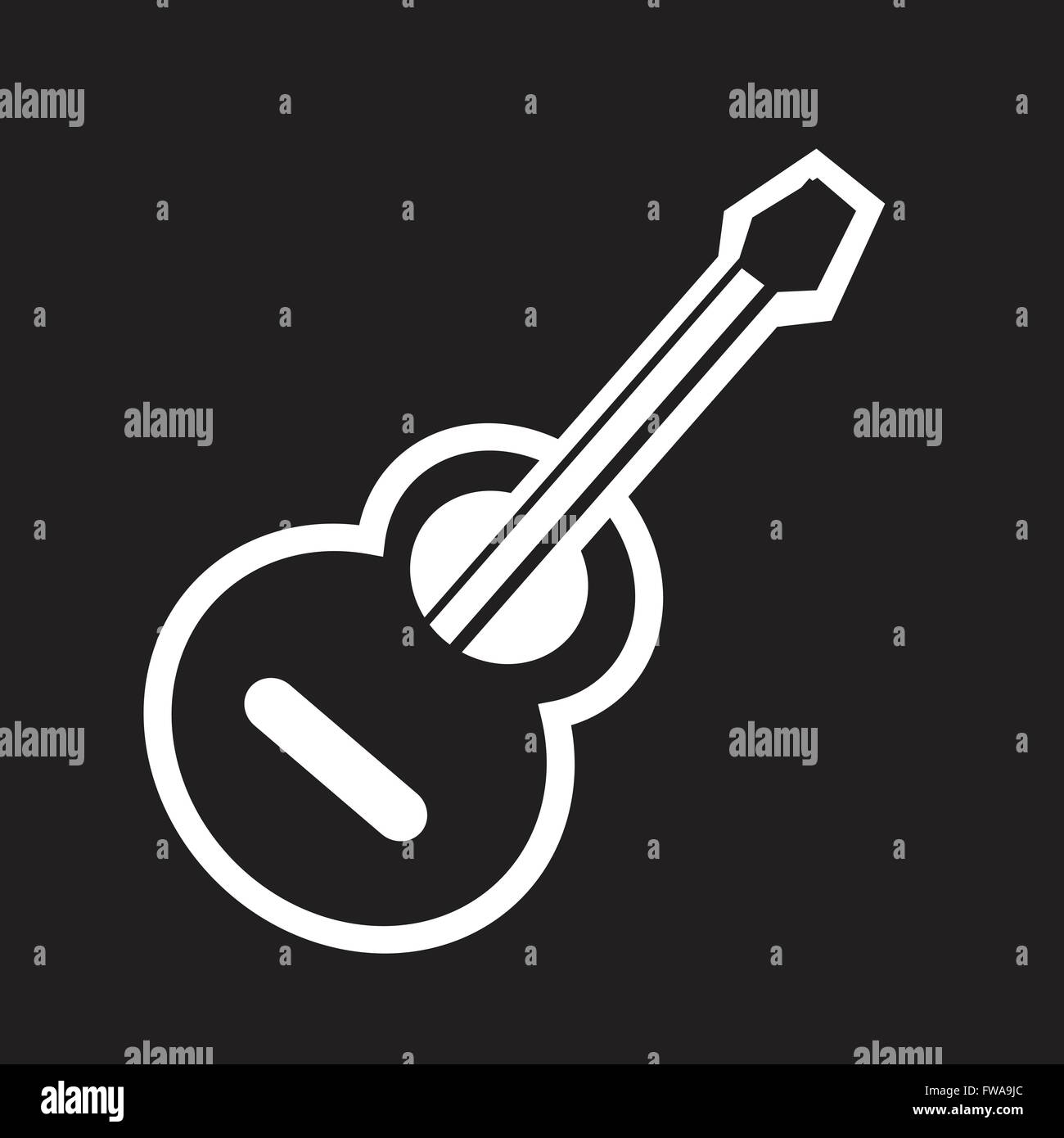 acoustic guitar icon Stock Vector Image & Art - Alamy