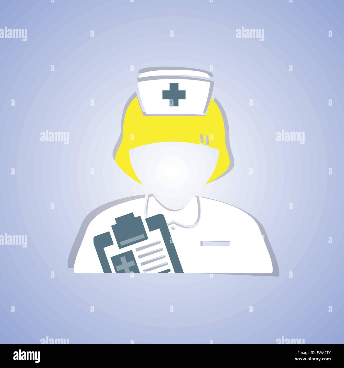 Nurse cap Stock Vector Images - Alamy