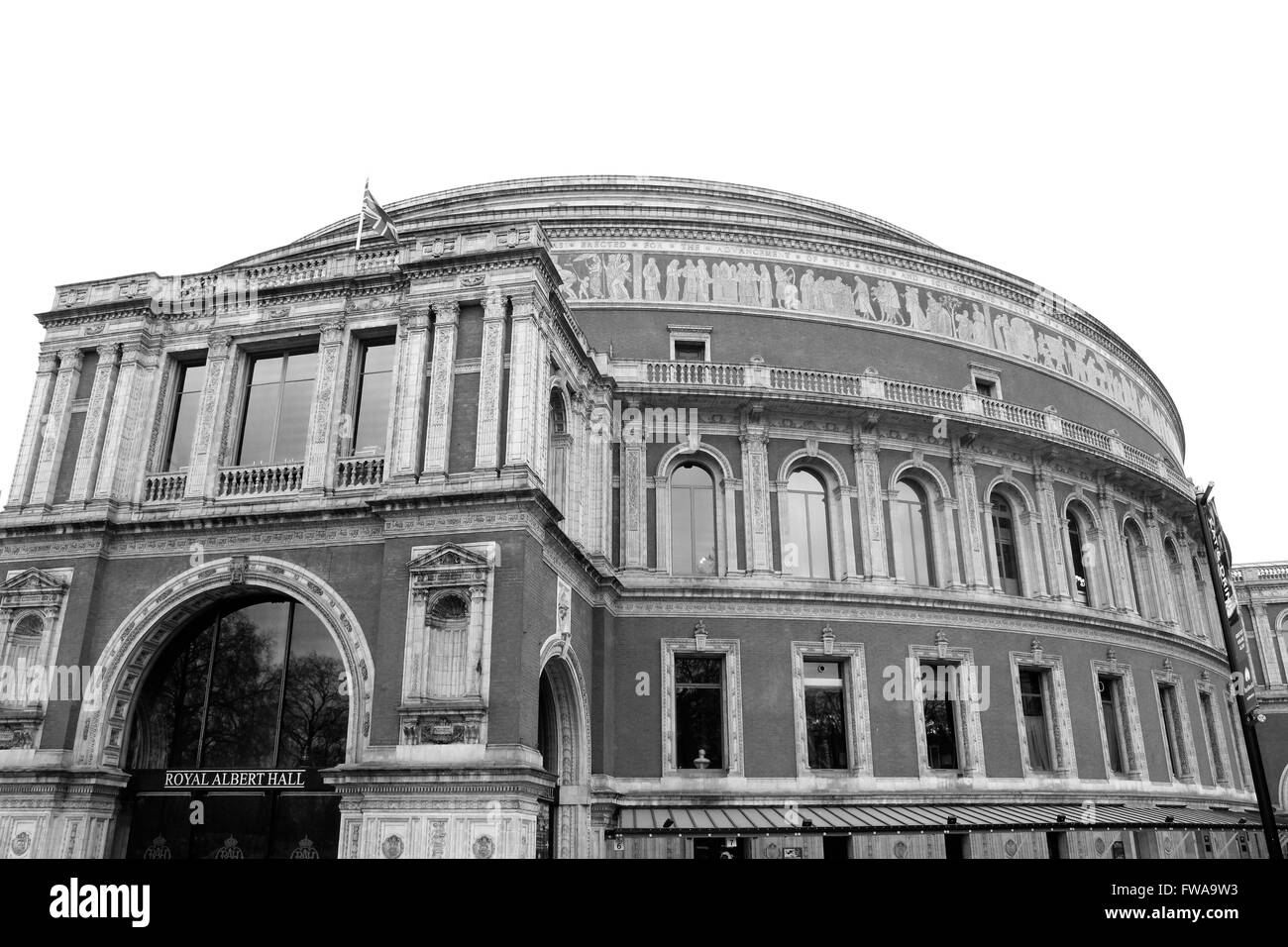 Royal albert hall Black and White Stock Photos & Images - Alamy