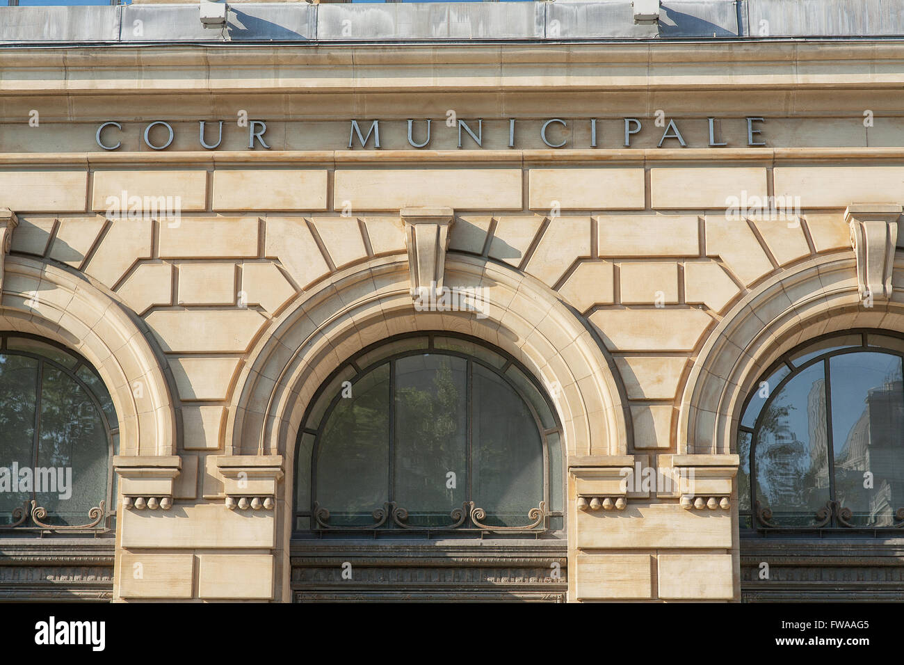 Montreal municipal court Stock Photo Alamy