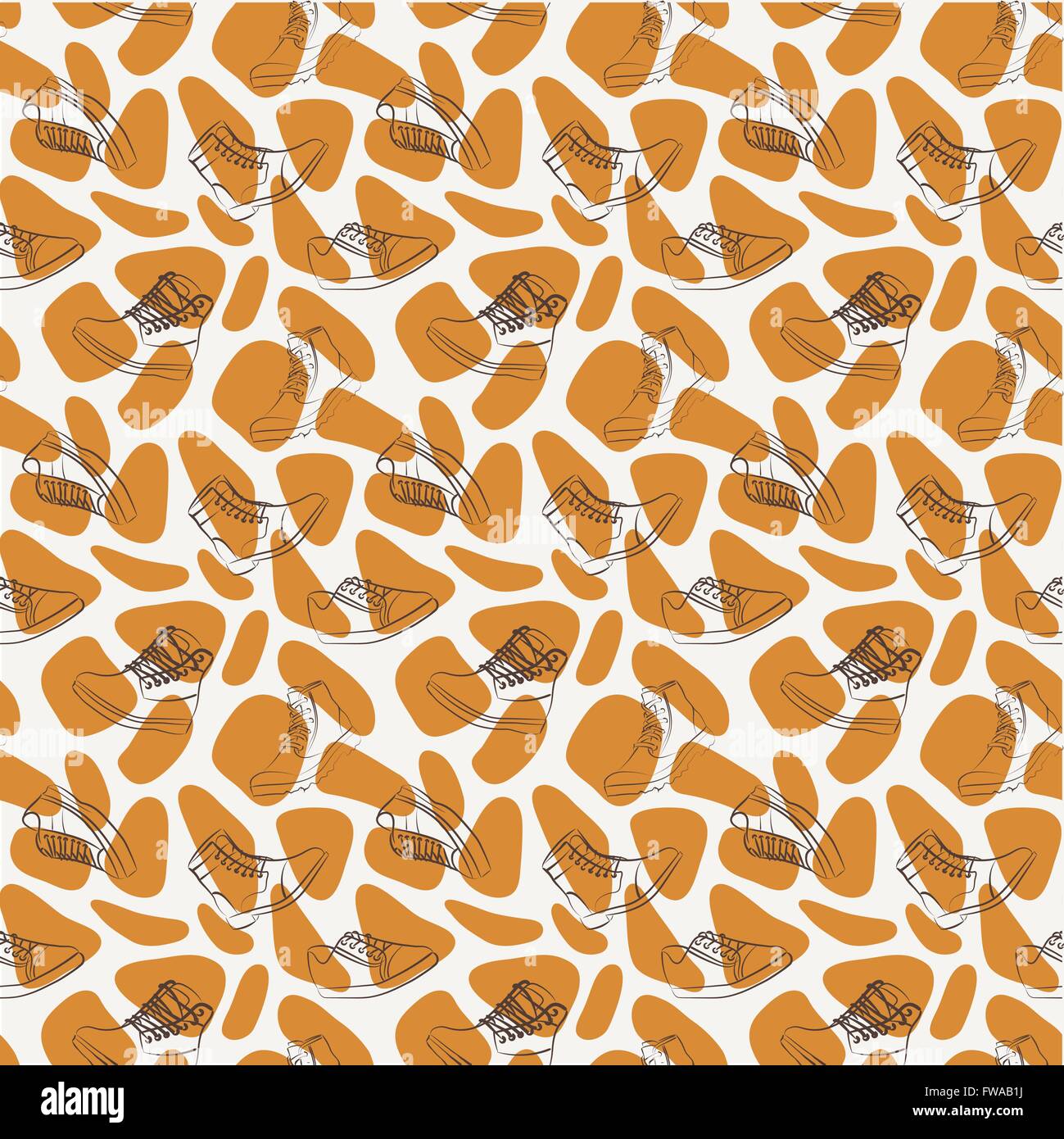 Vector seamless pattern of variety men shoes Stock Vector Image & Art ...