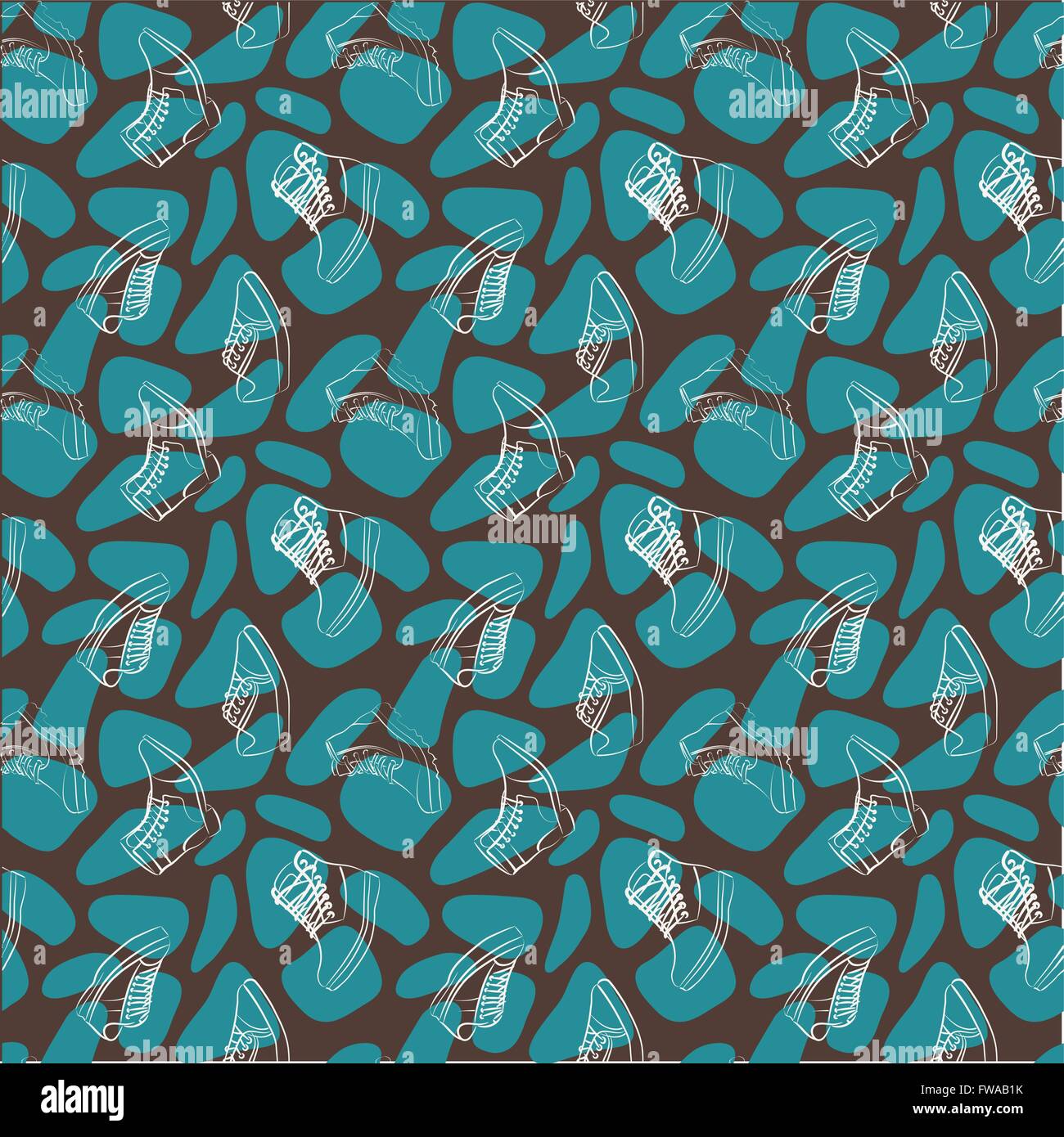 Vector seamless pattern of variety men shoes Stock Vector Image & Art ...