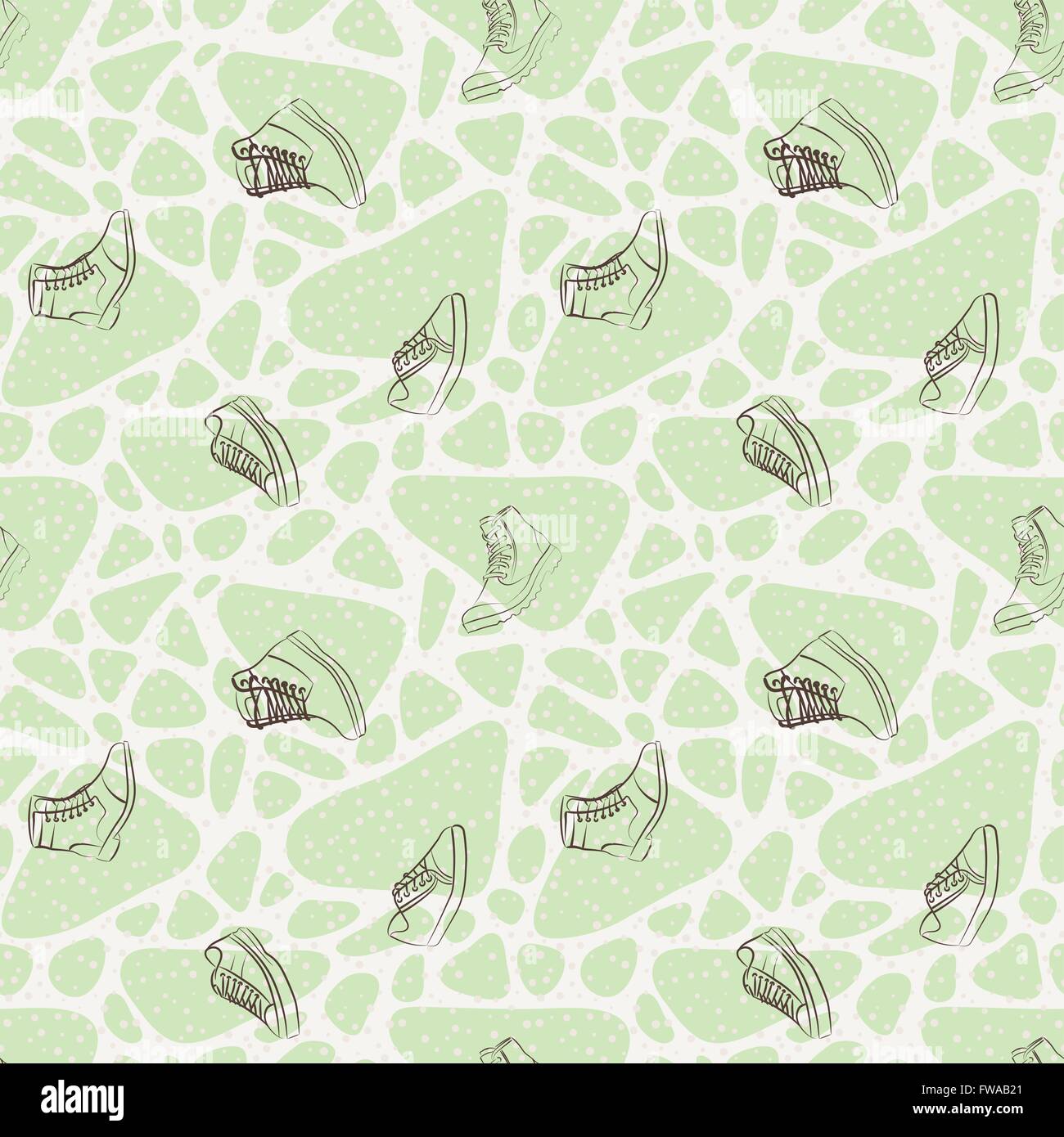 Vector seamless pattern of variety men shoes Stock Vector Image & Art ...