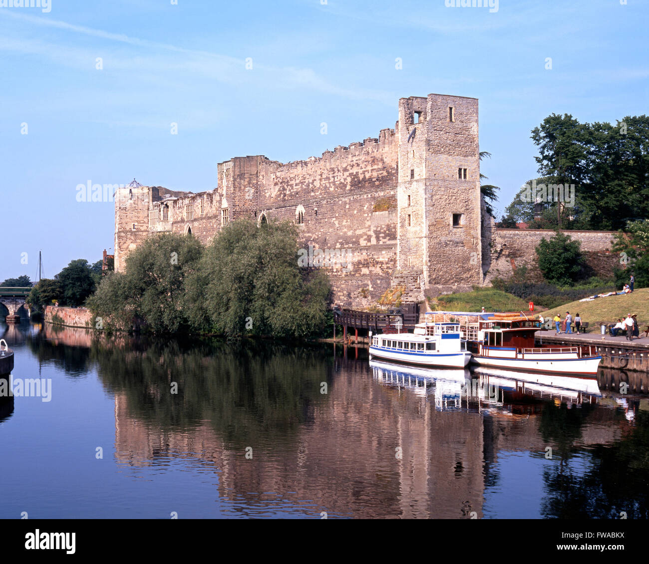 Newark Castle alongside the River Trent, Newark on Trent