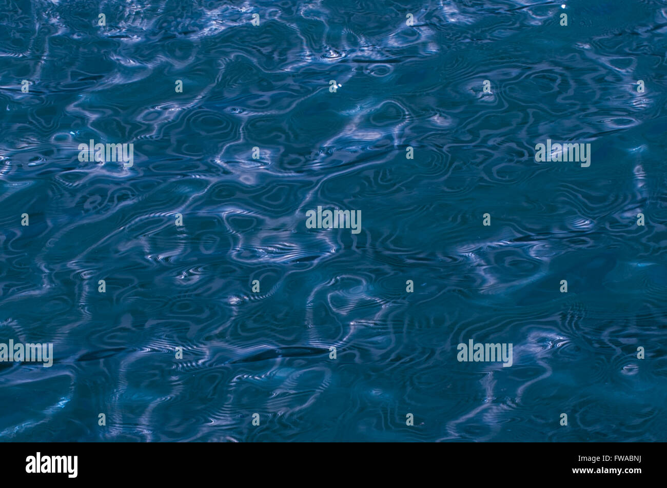 water patterns blue lines abstract Stock Photo