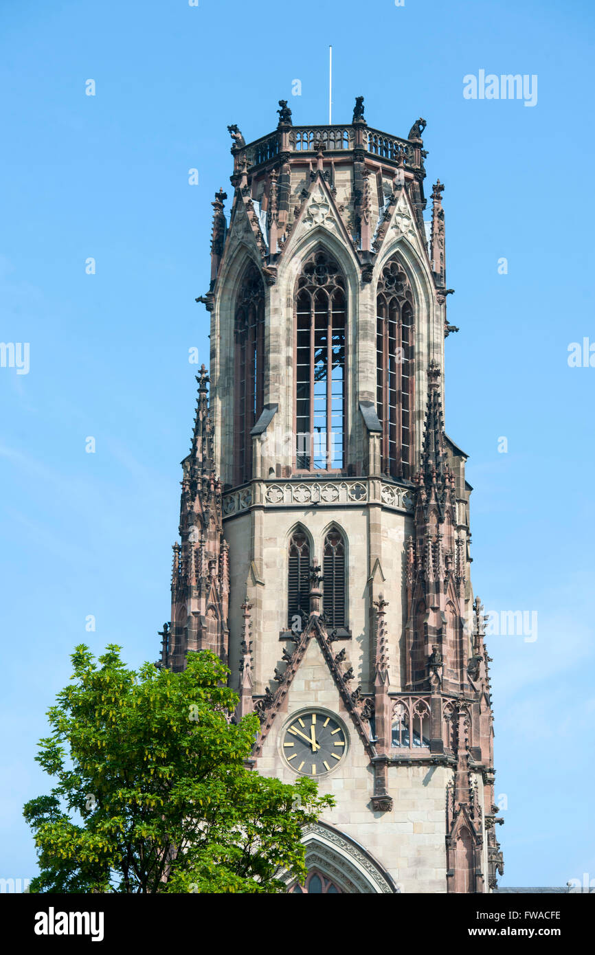 KÃ¶ln, Neustadt-Nord, Neusser Strasse, Agneskirche Stock Photo