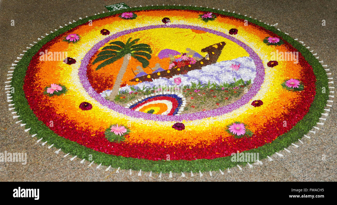 Latest Kerala Onam Pookalam Happy Onam 2023 PM Modi President Murmu 