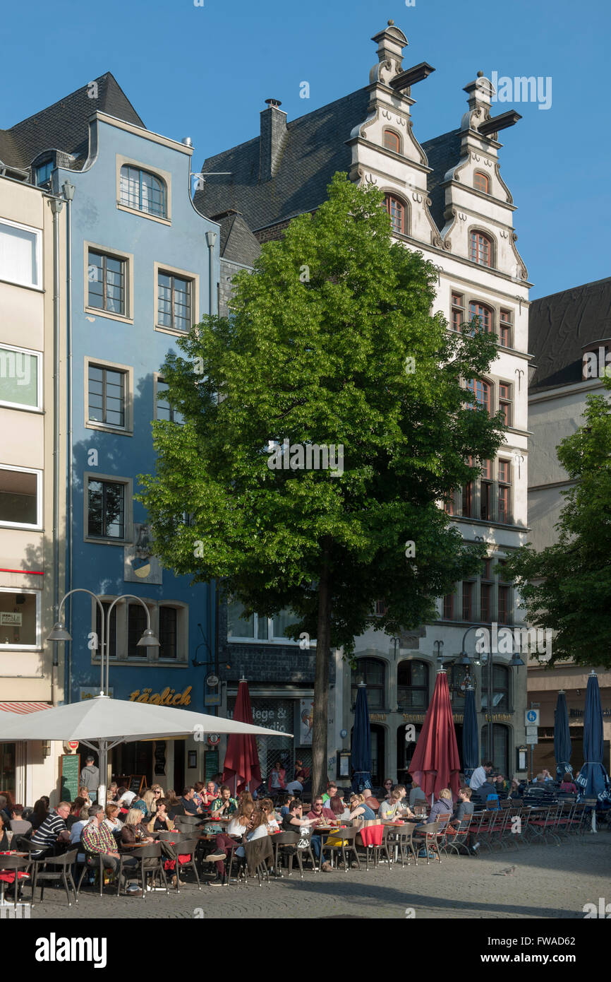 Köln, Altstadt-Nord, Alter Markt, Gaffelhaus Stock Photo