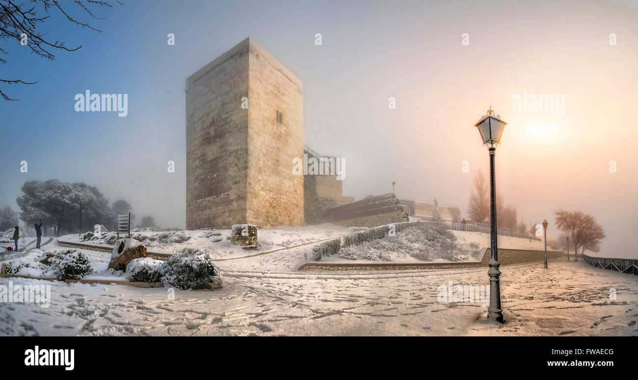 Castle of Estepa, Sevilla province, Andalusia, Spain Stock Photo