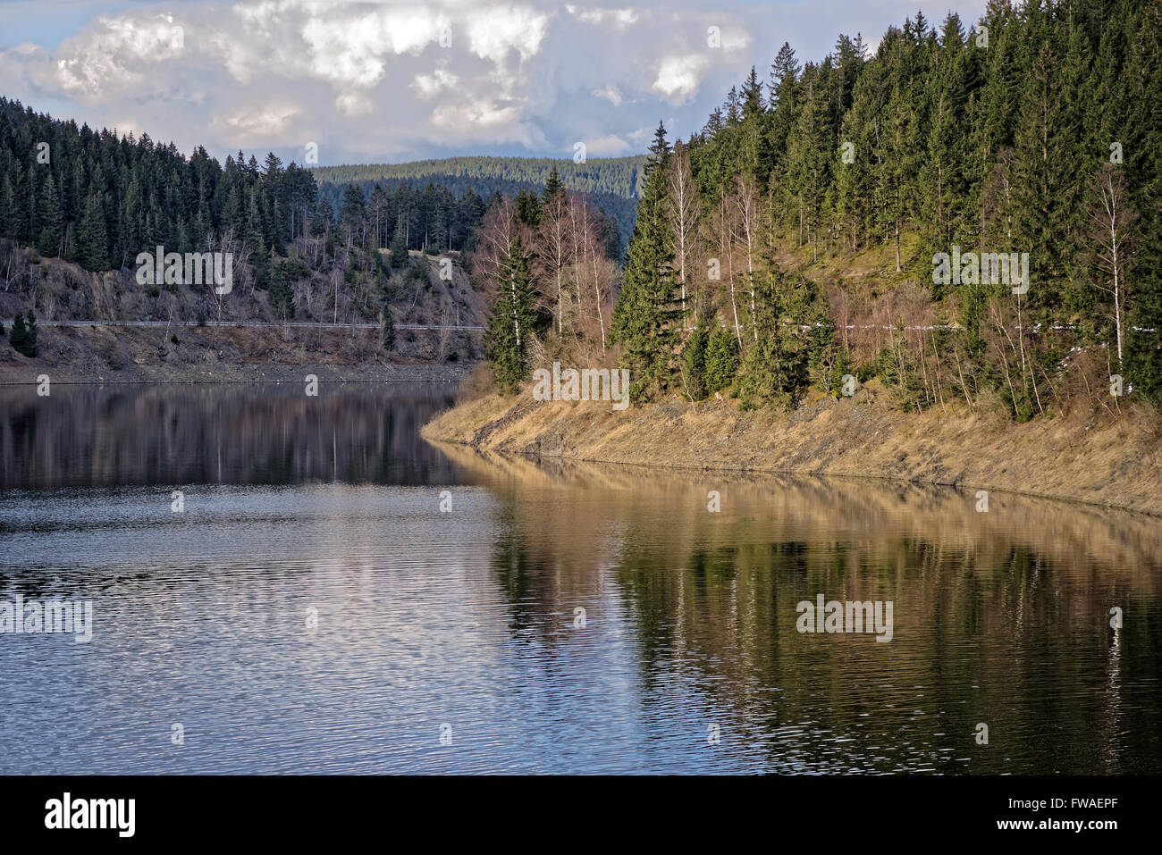 Sösestausee in Harz,Germany. Stock Photo